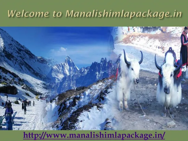 Manali Shimla Package – A Glorious and Enchanting Experience