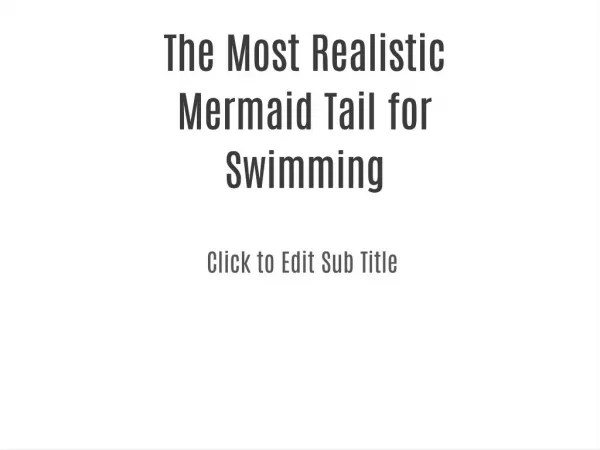 Silicone Mermaid Tails for sale