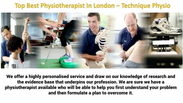 Top Best Physiotherapist In London
