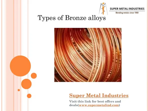 Types of Bronze alloys