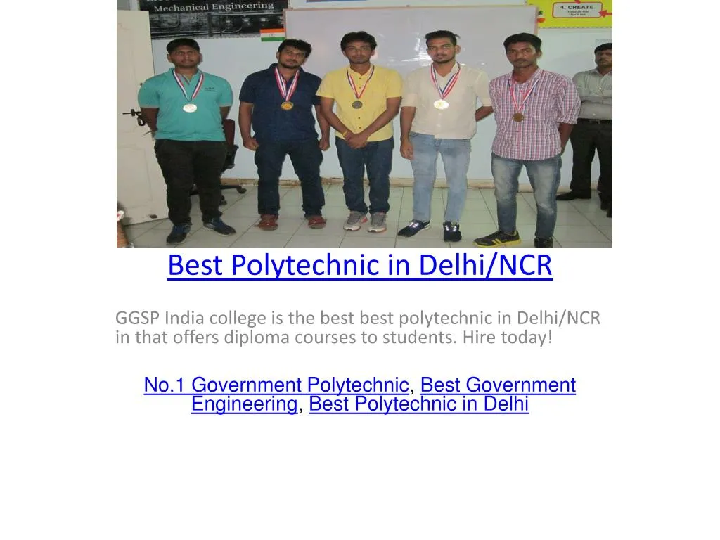best polytechnic in delhi ncr