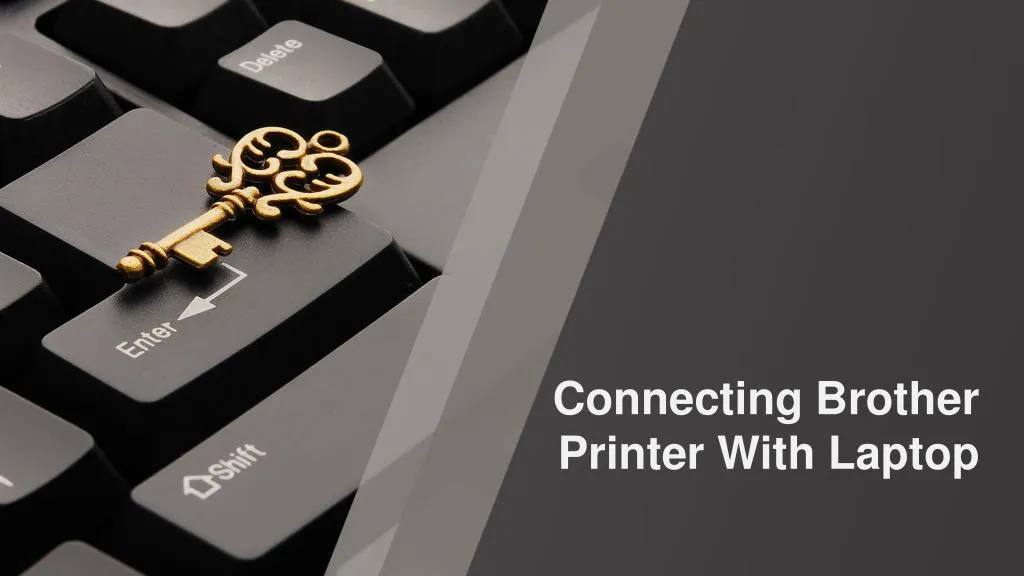 connecting brother printer with laptop