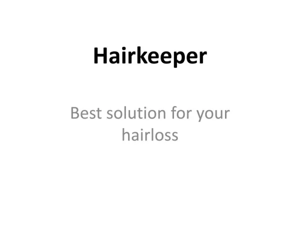 hairkeeper