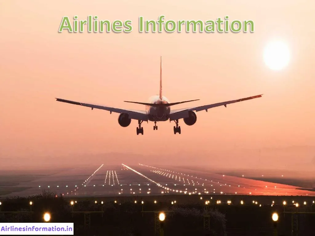 airlines information