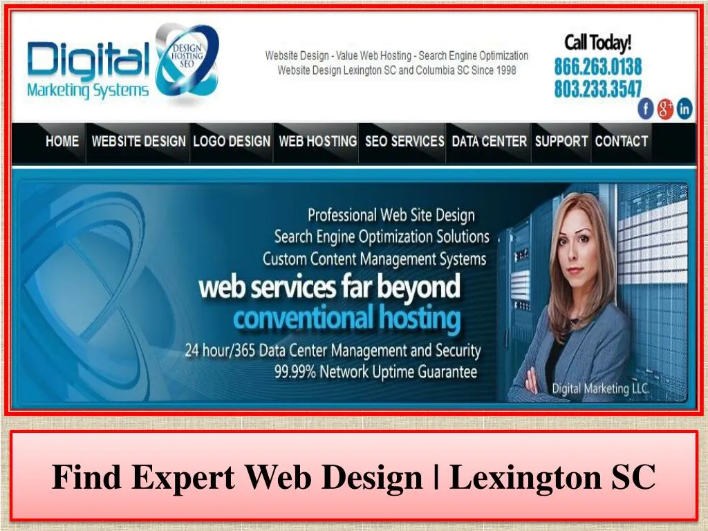 find expert web design lexington sc