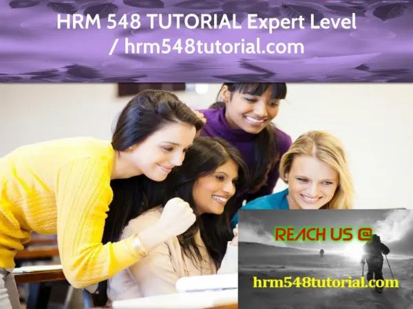 HRM 548 TUTORIAL Expert Level - hrm548tutorial.com