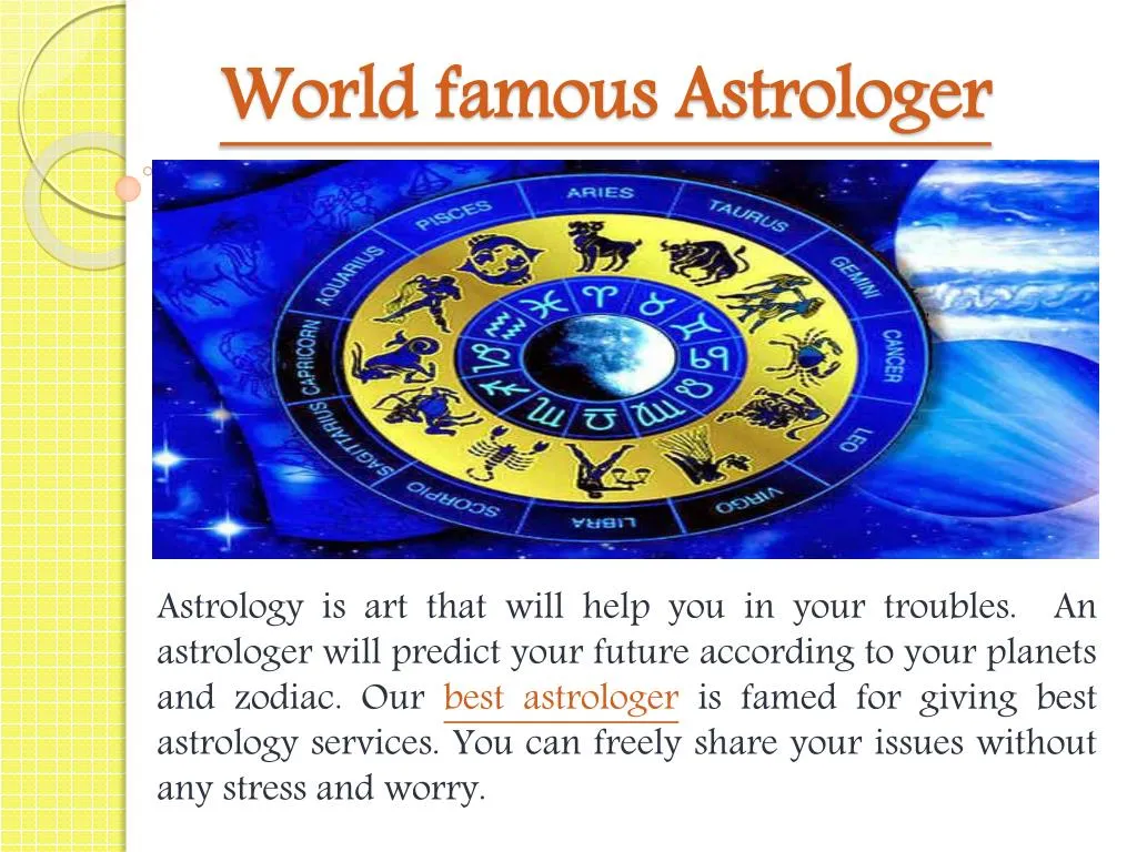 world famous astrologer