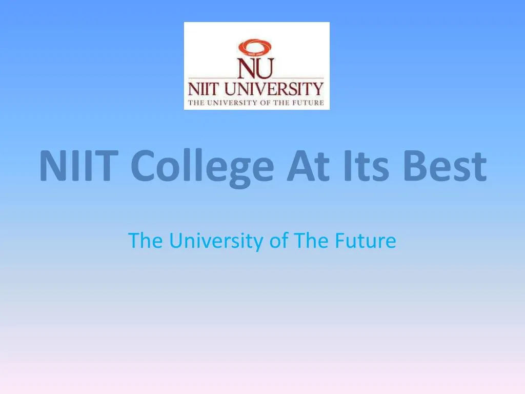 NIIT recognised as Vocational & Skill Development Training Institute at  Franchise Awards 2019