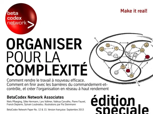 Organiser pour la Complexité - édition spéciale