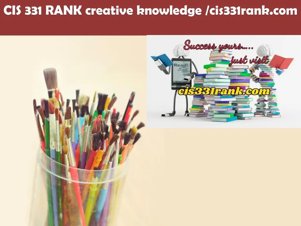 cis 331 rank creative knowledge cis331rank com