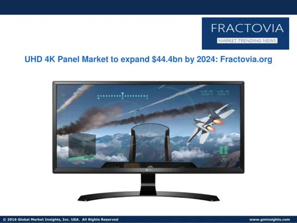 UHD 4K Panel Market to exceed $44.4bn by 2024