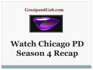 Watch Chicago PD Season 4 Recap - slide 1