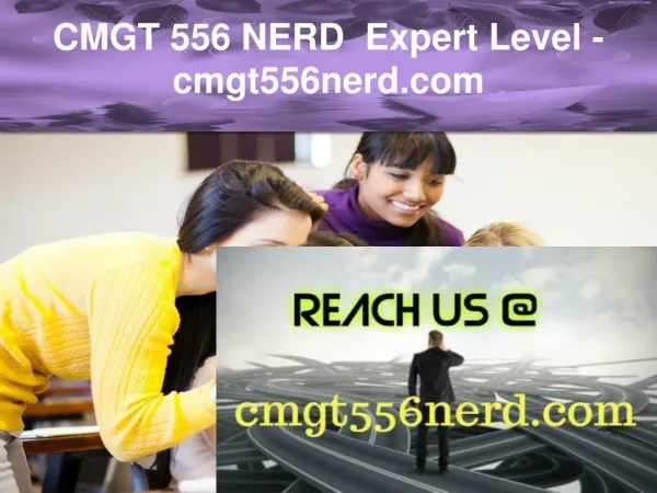CMGT 556 NERD Expert Level –cmgt556nerd.com