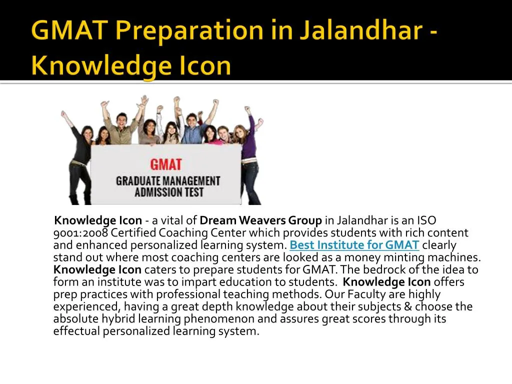 gmat preparation in jalandhar knowledge icon