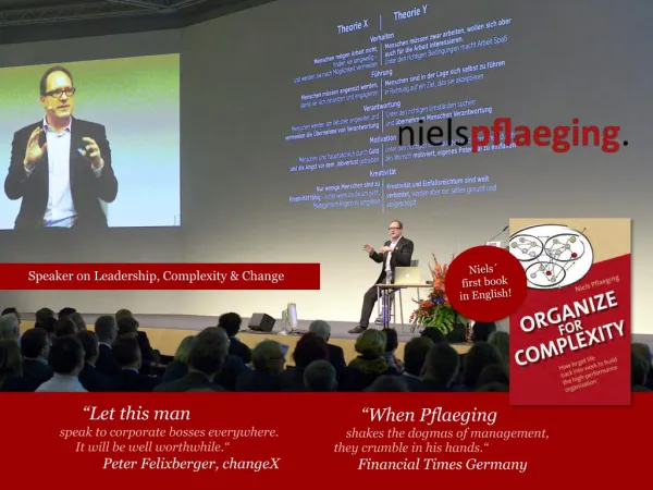Niels Pflaeging - Speaker Profile