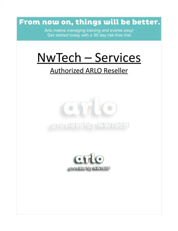 Nwtech-Services - Authorized Arlo Reseller