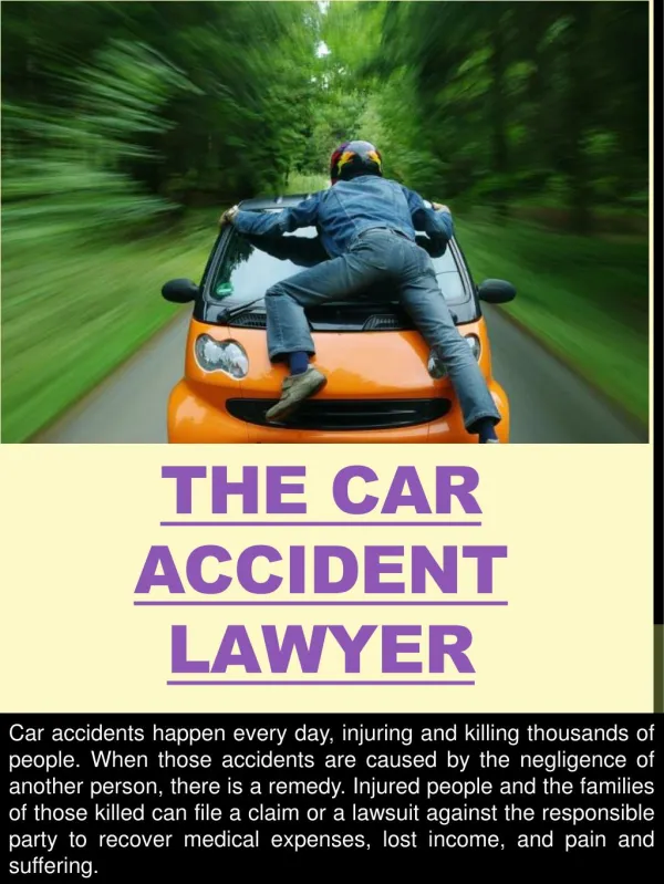 The car Accident Lawyer