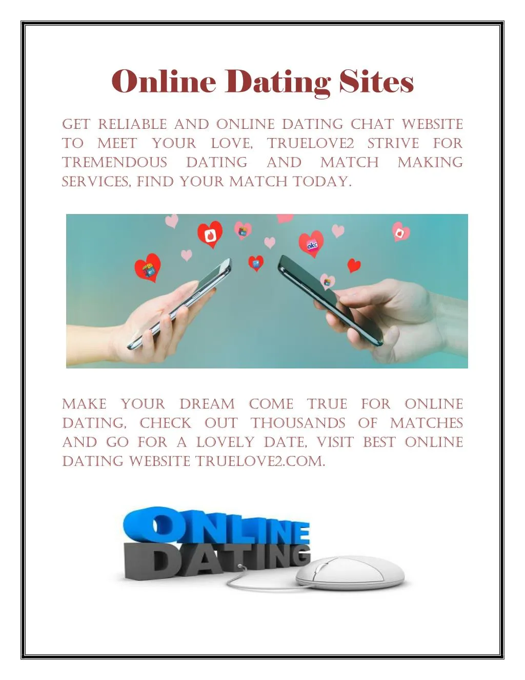 online dating sites