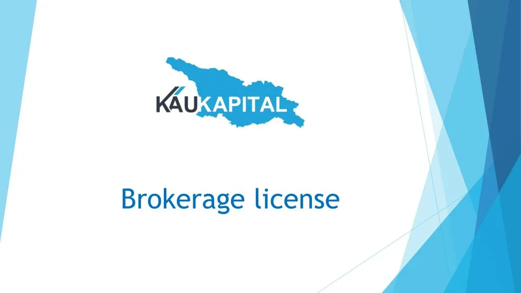 brokerage license
