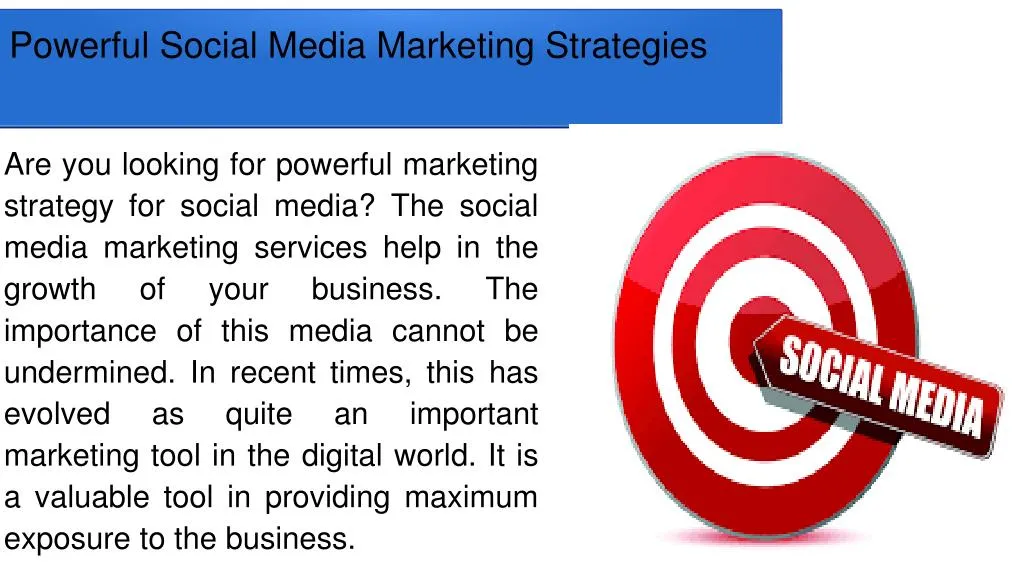 powerful social media marketing strategies