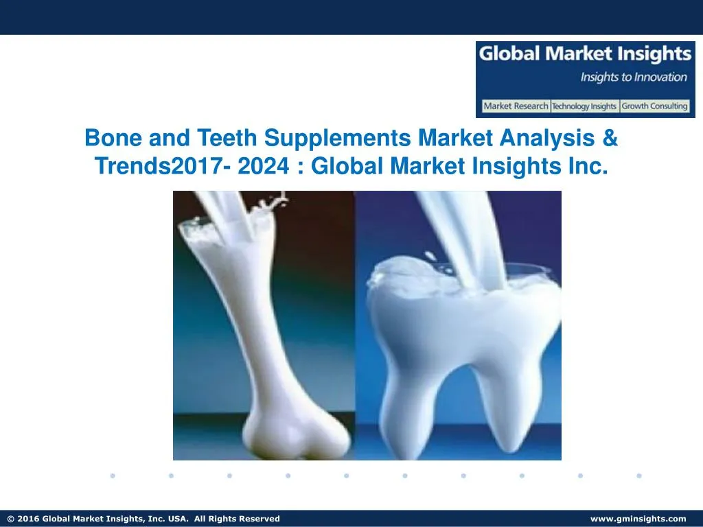 bone and teeth supplements market analysis