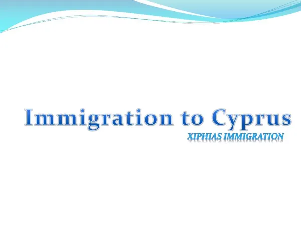 Cyprus visa consultant