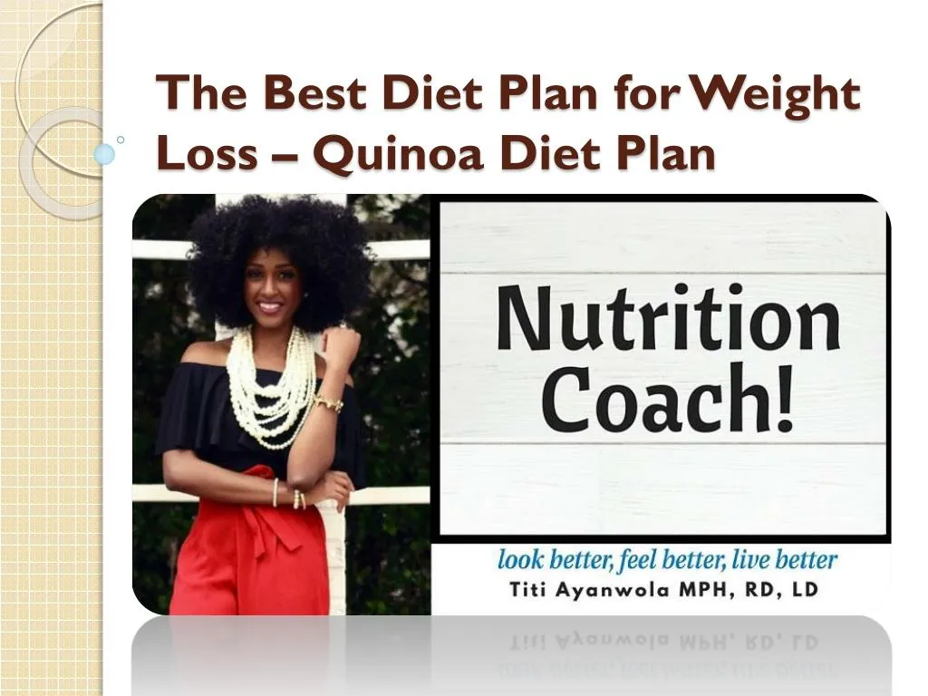 the best diet plan for weight loss quinoa diet plan