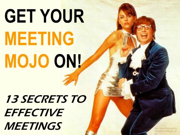 Rules for effective meetings - seriously....stop wasting time