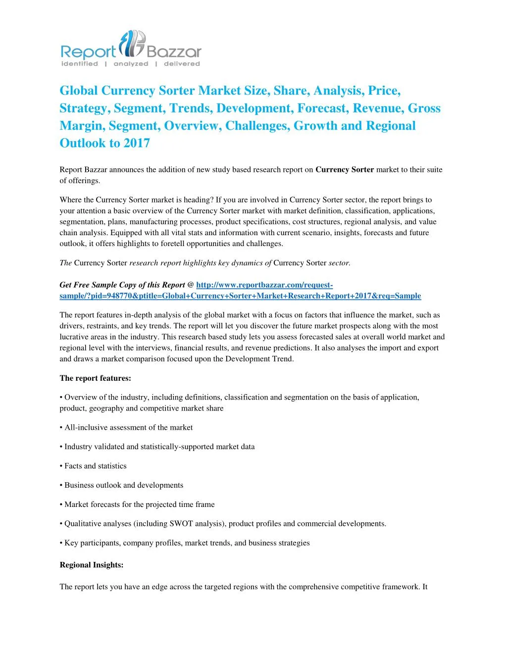 global currency sorter market size share analysis