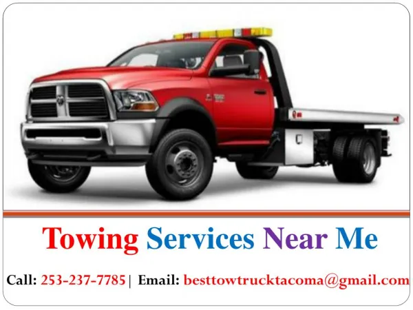 Best Tow Truck Service