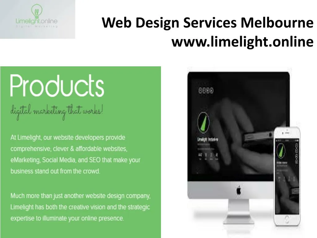 web design services melbourne www limelight online