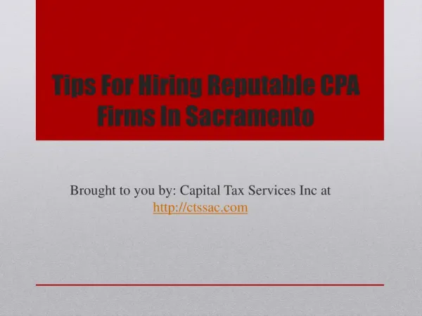 Tips for hiring reputable cpa firms in sacramento