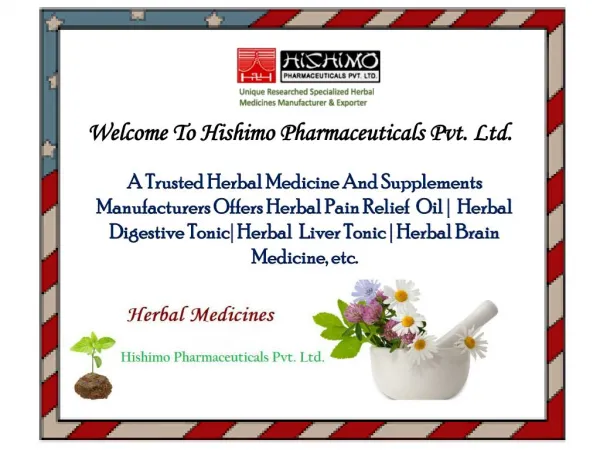 Herbal Supplement Manufacturers