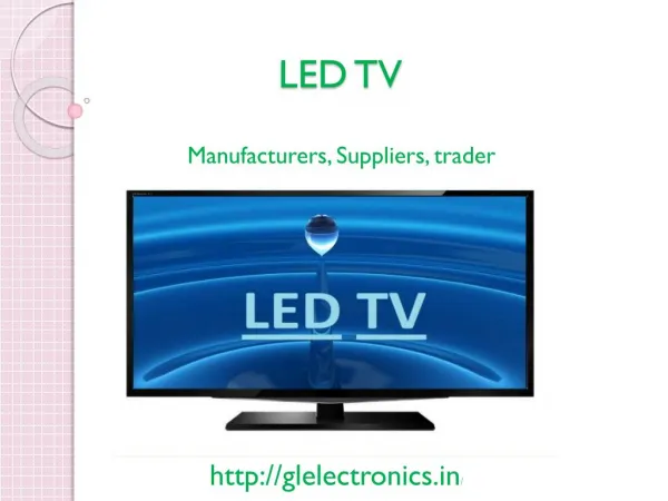 LED TV manufacturers: Green Light electronics