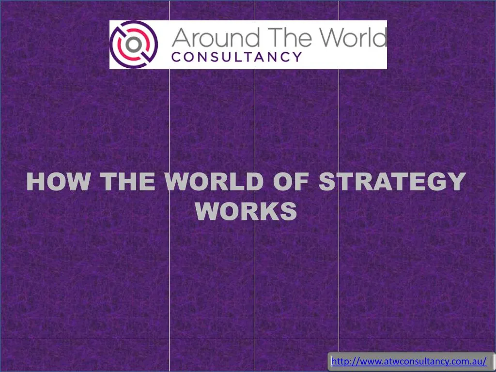 how the world of strategy works