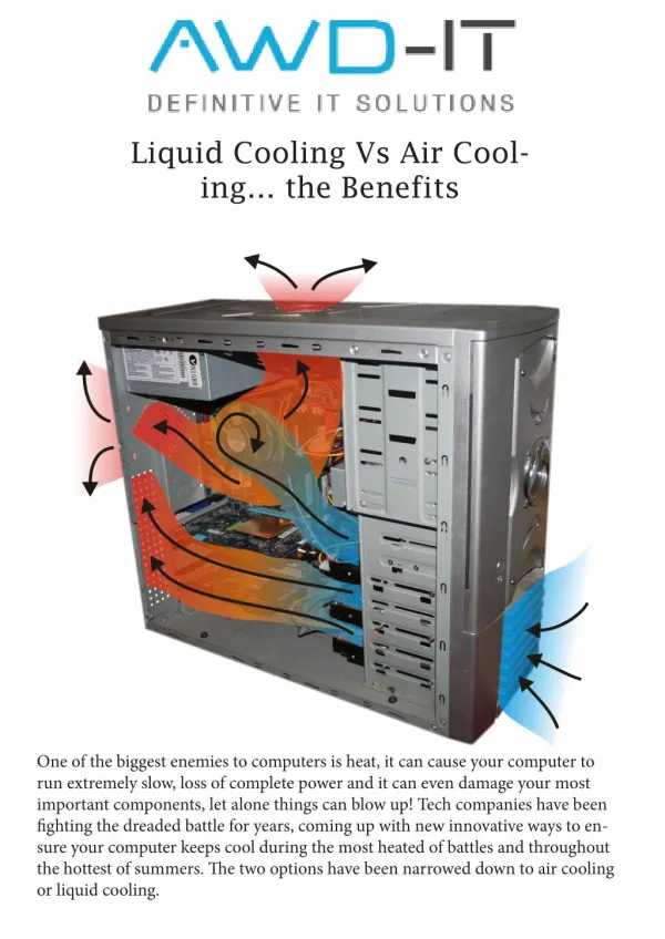 Liquid Cooling vs Air Cooling the Benefits