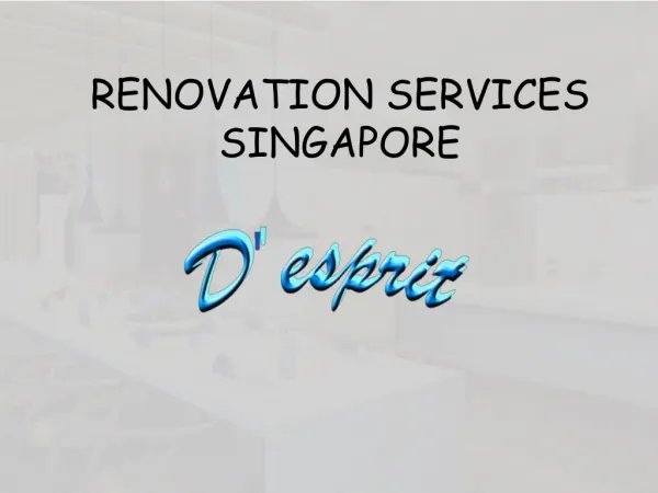Renovation Services That Will Give A New And Innovated Look To Your Home