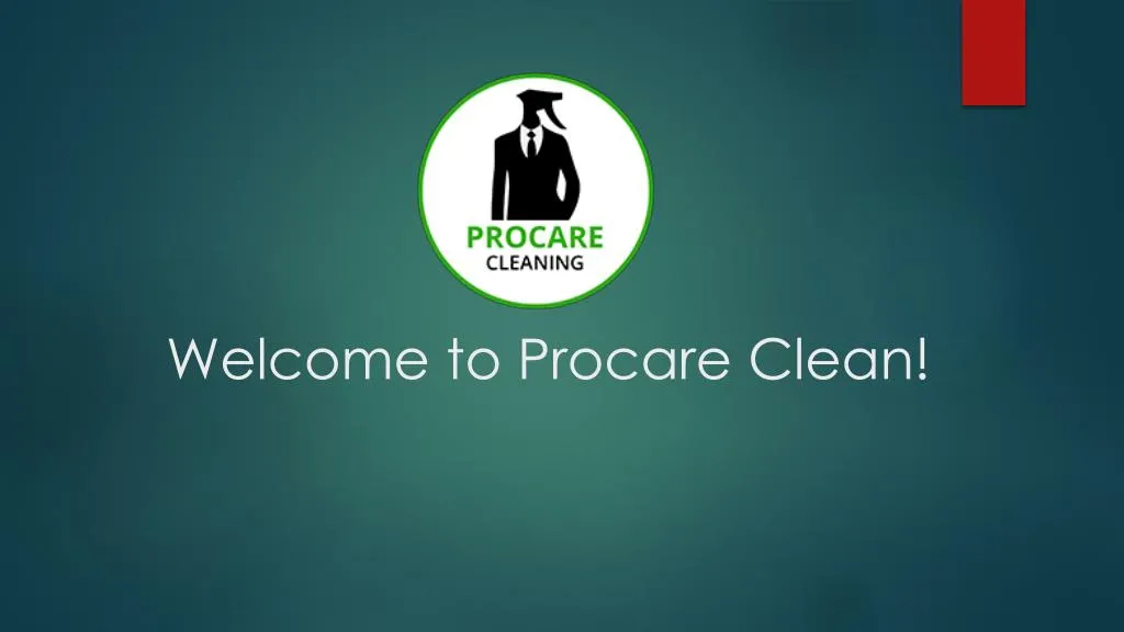 welcome to procare clean