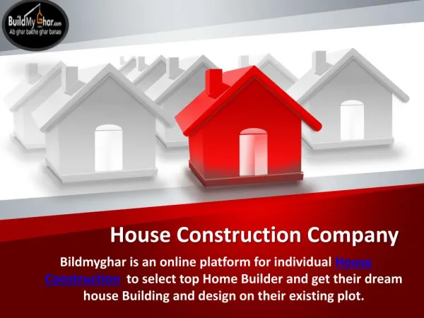 Find Best House Construction Company in Surat | BuildMyGhar