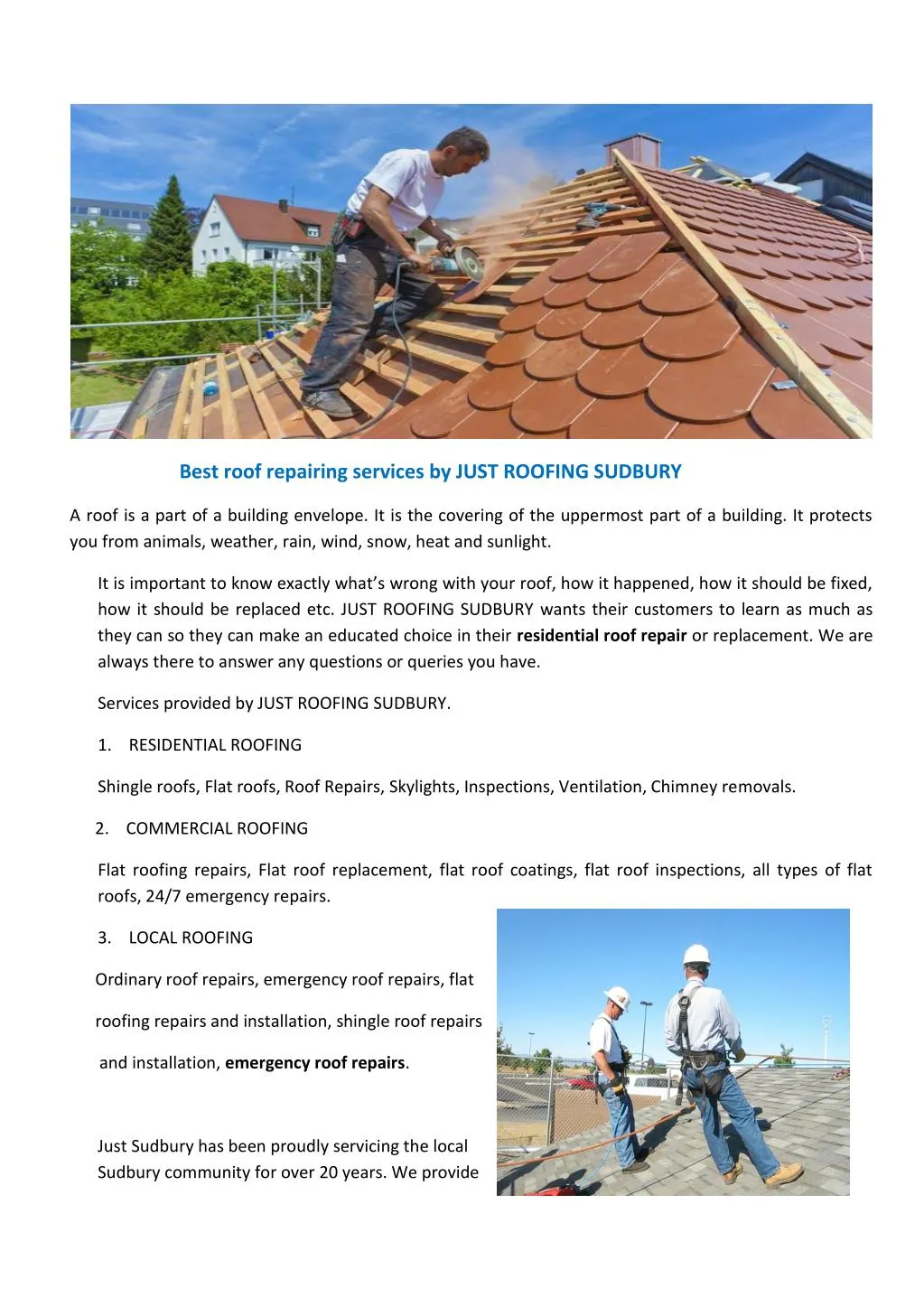 best roof repairing services by just roofing