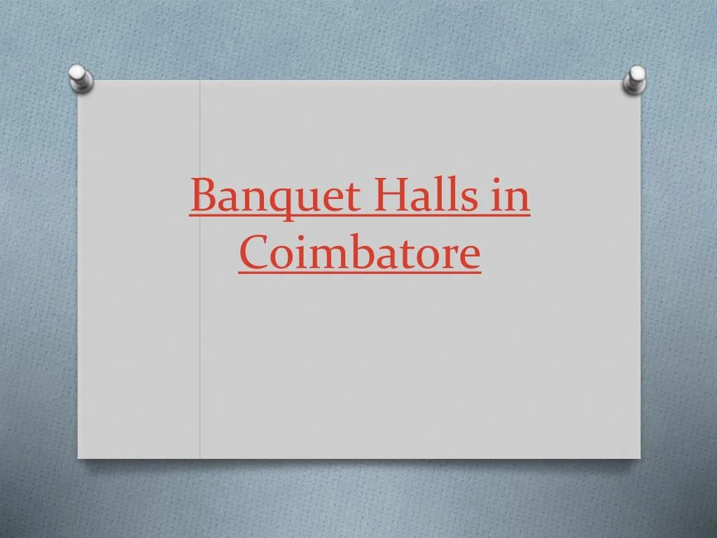 banquet halls in coimbatore