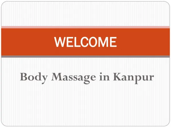 Body Massage in Kanpur
