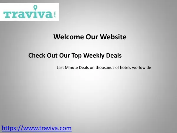 Discount Hotel Reservations - Find Cheap Hotels at Traviva