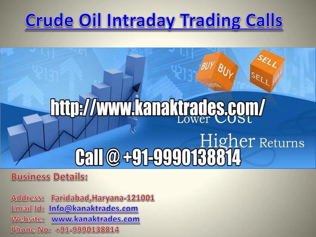 crude oil intraday trading calls