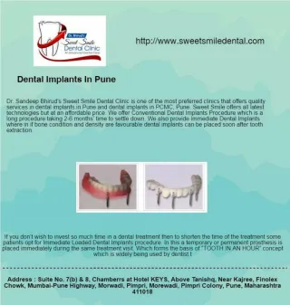 Best Dentist in Pimpri Chinchwad - slide 1