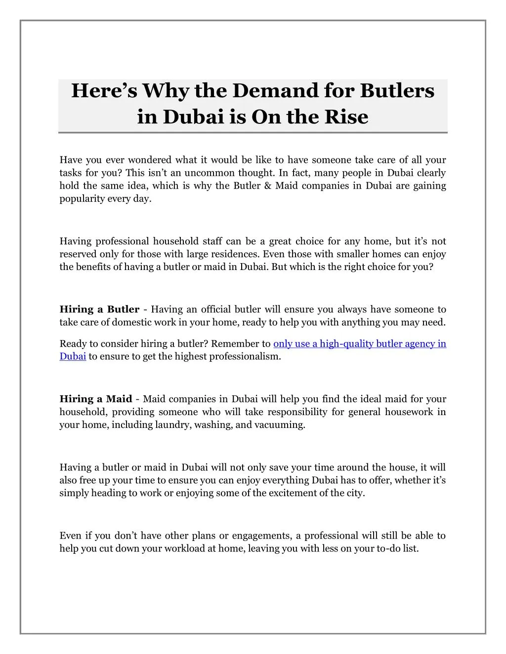 here s why the demand for butlers in dubai