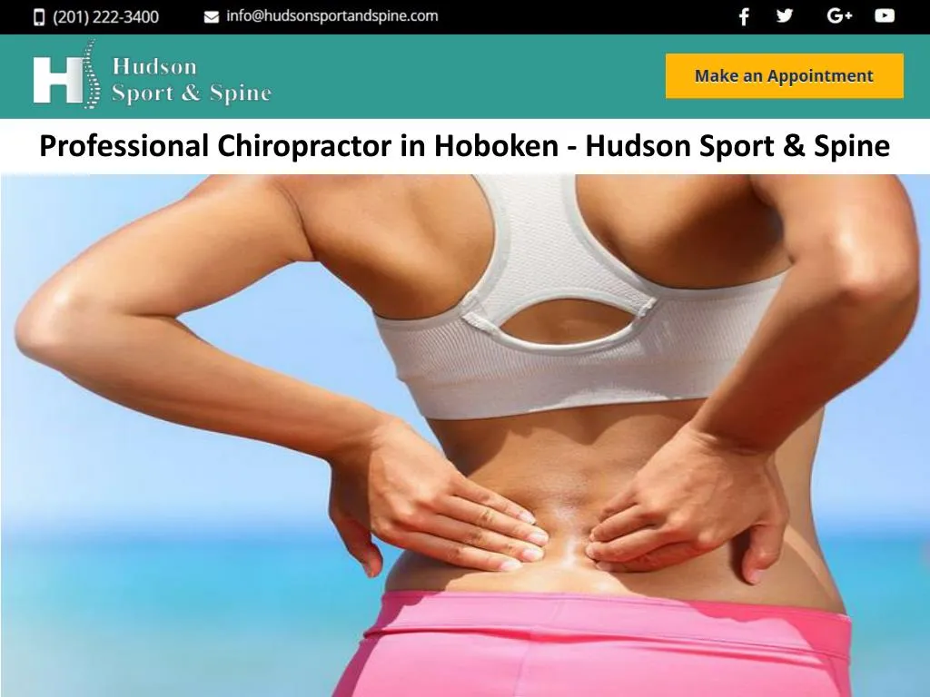 professional chiropractor in hoboken hudson sport spine