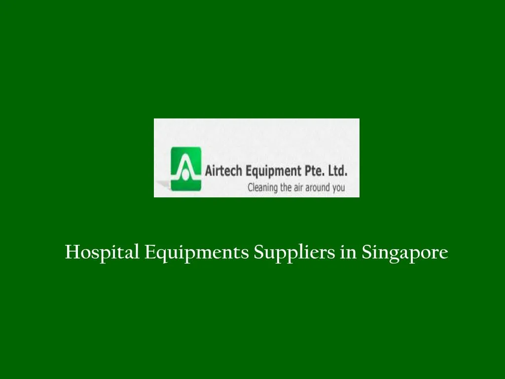 hospital equipments suppliers in singapore