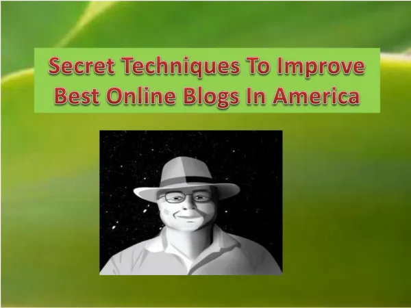 Take Advantage Of Best Online Blogs In America