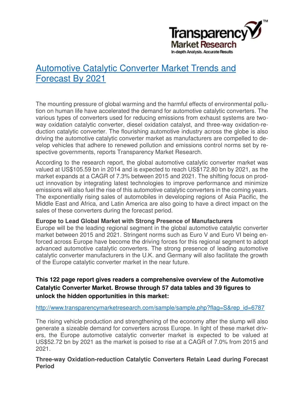 automotive catalytic converter market trends